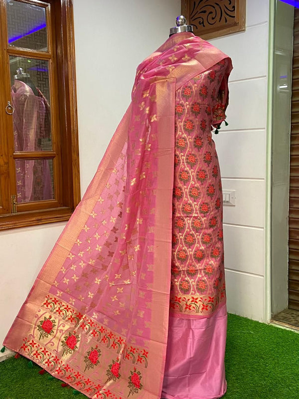Amaltash - Cotton jamdani dress material by amaltash | Facebook